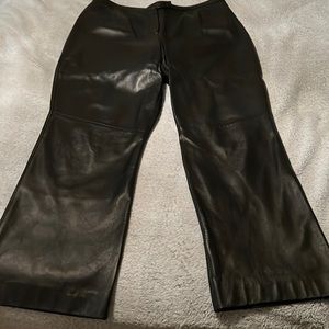 Valerie Stevens vintage leather pant size 14p